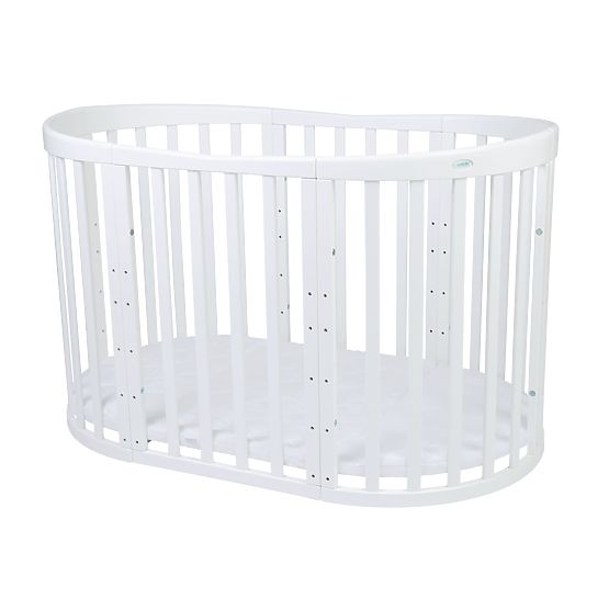 Ovalni rastući krevetić Ruby 7u1 PLUS - bijeli