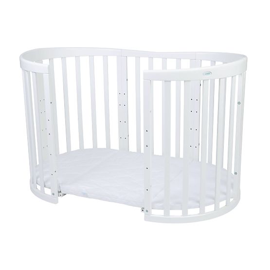 Ovalni rastući krevetić Ruby 7u1 PLUS - bijeli