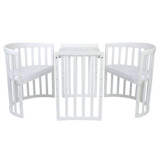 Ovalni rastući krevetić Ruby 7u1 PLUS - bijeli