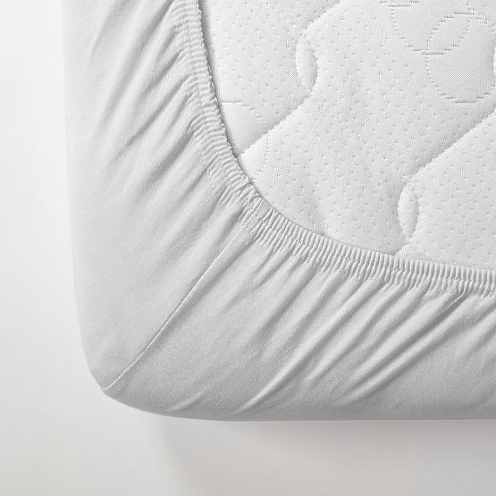 Pamučna plahta 190x90 cm - bijela