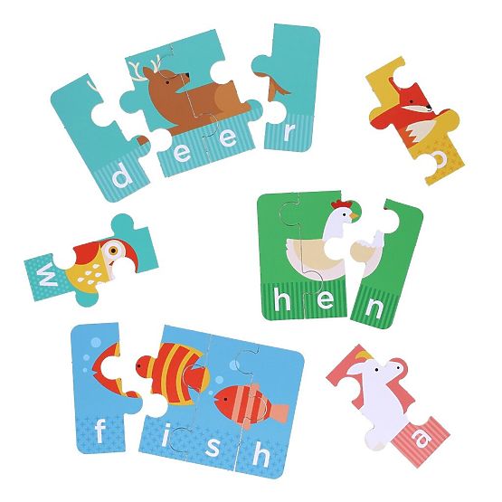 Petit Collage Moje prvo slovkanje puzzle sa životinjama