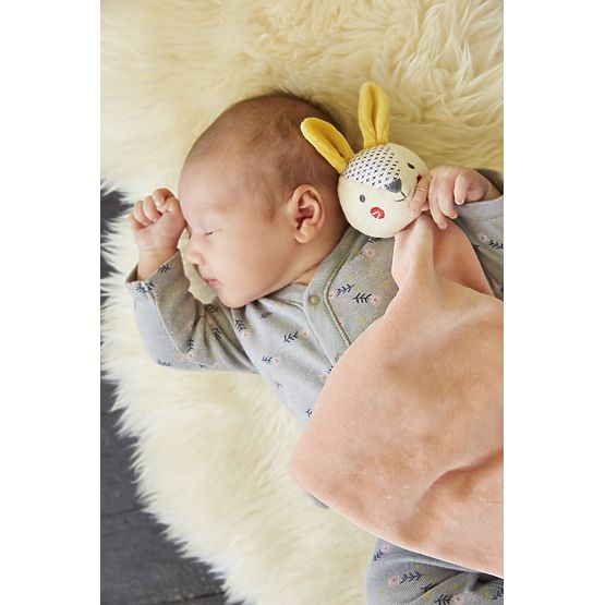 Petit Collage Sleepy bunny ružičasta