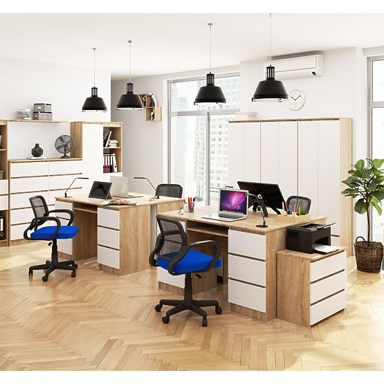 PISAĆI STOL A-11 CLP 6SZ PK SONOMA / BIJELA