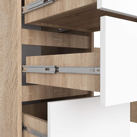 PISAĆI STOL A-11 CLP 6SZ PK SONOMA / BIJELA