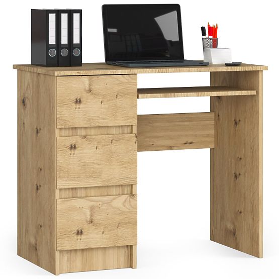 PISAĆI STOL A-6 CLP HRAST ARTISAN LIJEVOSTRANI