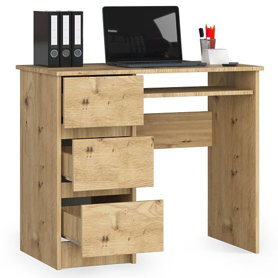 PISAĆI STOL A-6 CLP HRAST ARTISAN LIJEVOSTRANI