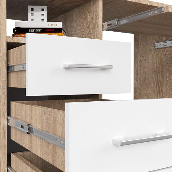 PISAĆI STOL ANA PK HRAST SONOMA / BIJELA