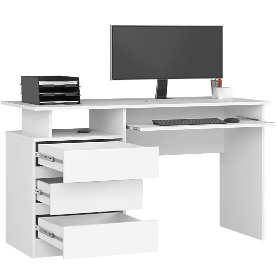 PISAĆI STOL CLP 135cm PK BIJELI