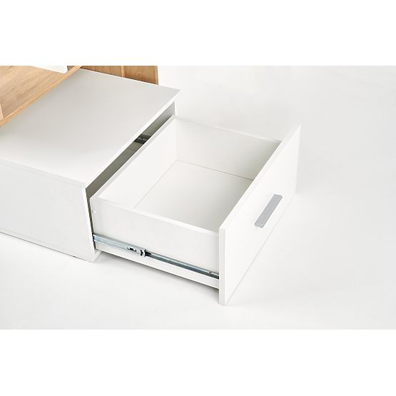 Pisaći stol GROSSO - zlatni hrast / bijela