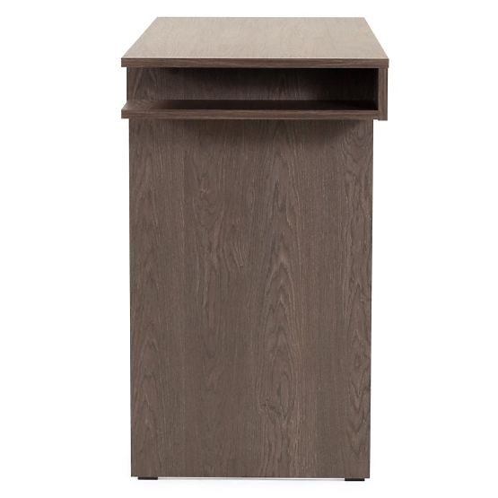 Pisaći stol/konzola s ladicom Kanso, Hrast Baltic Storm