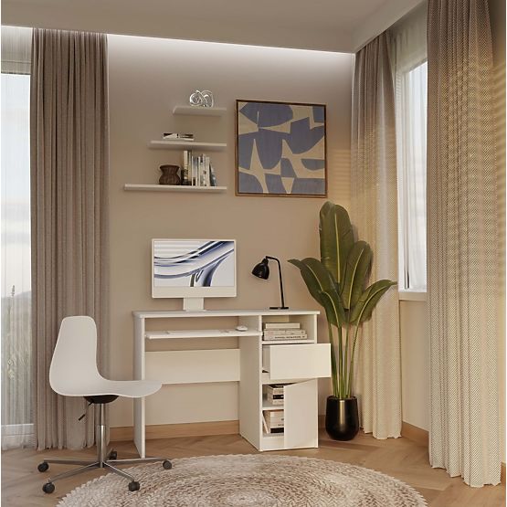 Pisaći stol PORTO DESNI BIJELI