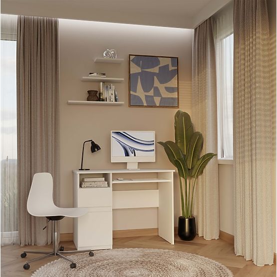 Pisaći stol PORTO LIJEVI BIJELI