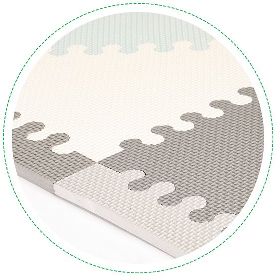 Pjenasta edukativna podloga eva puzzle 20 kom 127x157cm ECOTOYS