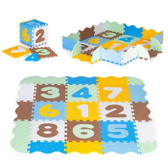 Pjenasta edukativna podloga ograda puzzle podloga za djecu