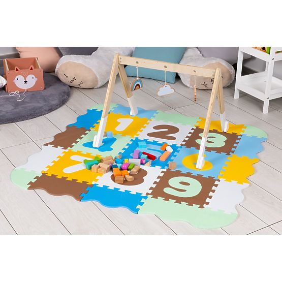 Pjenasta edukativna podloga ograda puzzle podloga za djecu