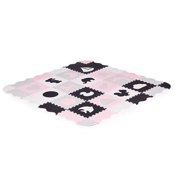 Pjenasta podloga s ogradom puzzle suhi bazen 36 elemenata ECOTOYS