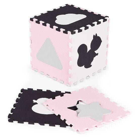 Pjenasta podloga s ogradom puzzle suhi bazen 36 elemenata ECOTOYS