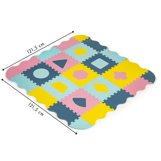 Pjenasta podloga - puzzle u pastelnim bojama