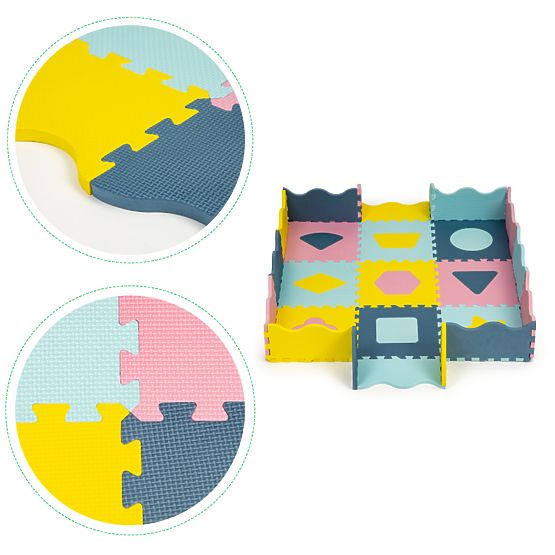 Pjenasta podloga - puzzle u pastelnim bojama