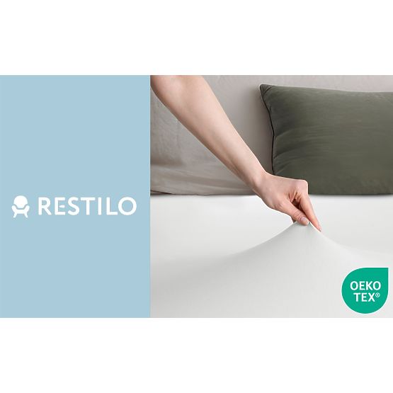 Plahta AMBER bijela klasični stil materijal jersey 80-90x200 DecoKing