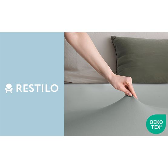 Plahta AMBER siva klasični stil materijal jersey 200-220x200 DecoKing