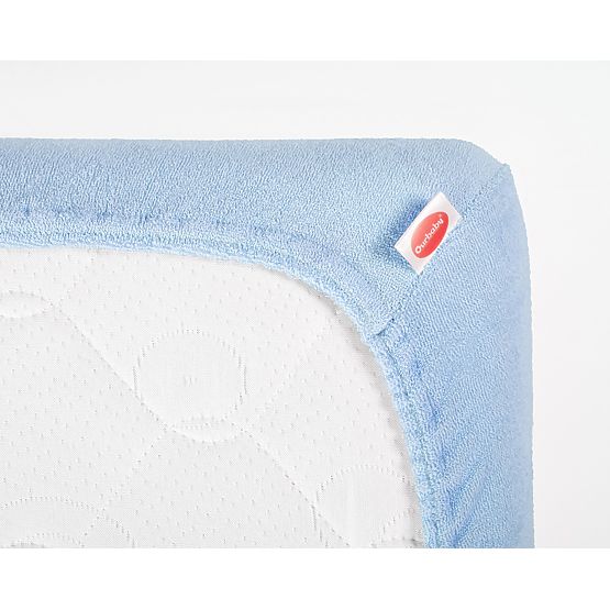 Plahta od frotira 180x80 cm - svijetlo plava