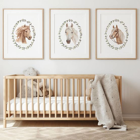 Plakati za djecu - set konja