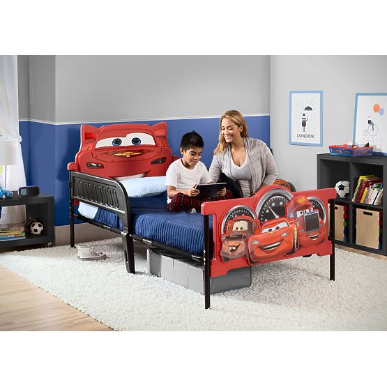 Plastová 3D postel Auta