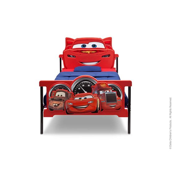 Plastová 3D postel Auta