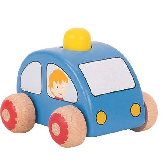 Plavi autić s trubom