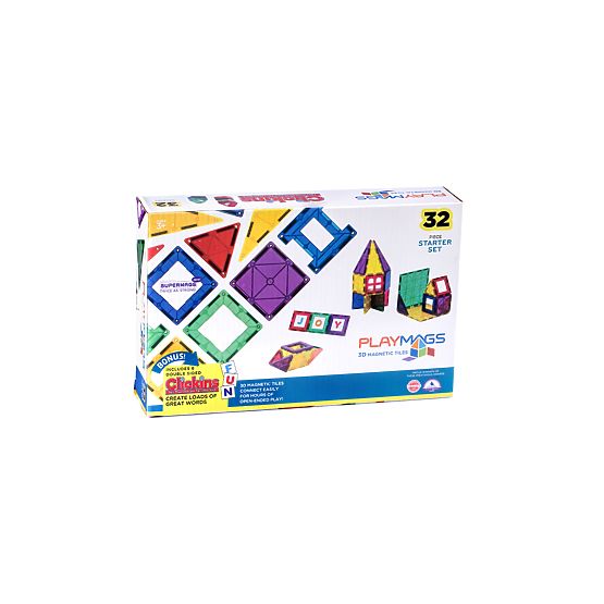 Playmags dětská magnetická stavebnice 165 - sada 32ks