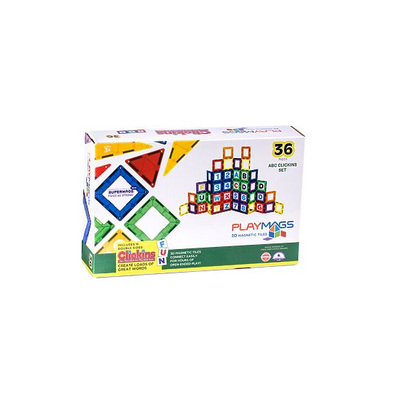 Playmags dětská magnetická stavebnice 168 - sada 36ks