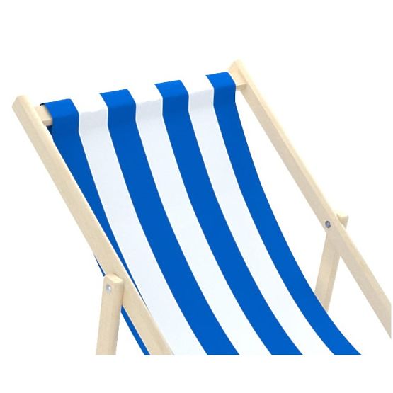 Stolica za plažu Stripes - plavo-bijela
