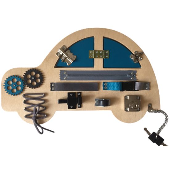 Ploča za aktivnosti - Auto - plava