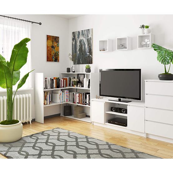 Podesivi mini regal TWIST - bijeli