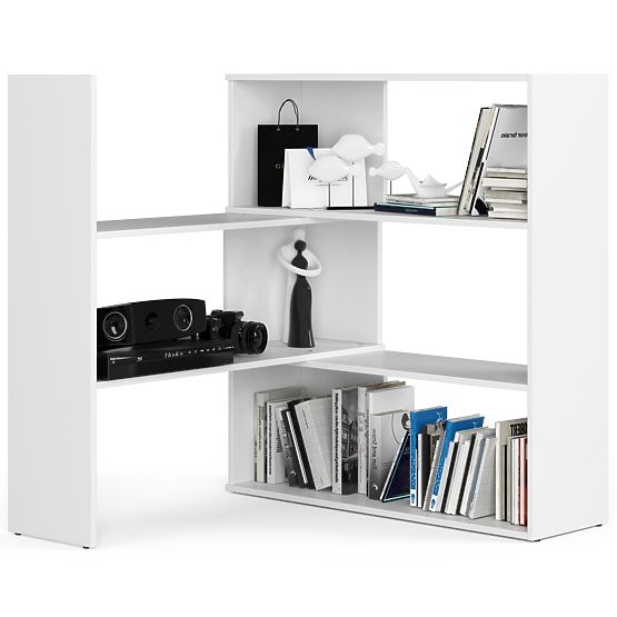 Podesivi mini regal TWIST - bijeli