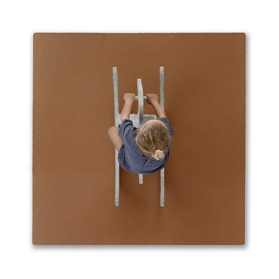 Podloga za igru TODDLEKIND 130 x 130 cm - Camel