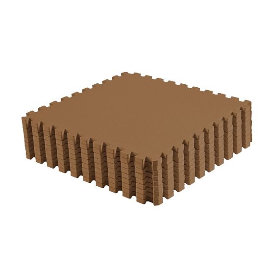 Podloga za igru TODDLEKIND 130 x 130 cm - Camel