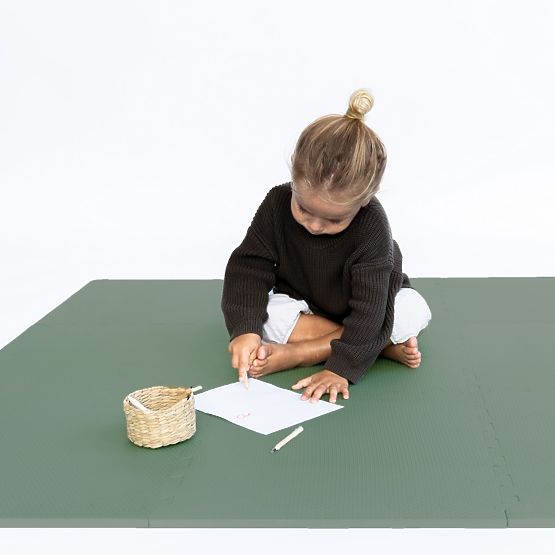 Podloga za igru TODDLEKIND 130 x 130 cm - Mahovina