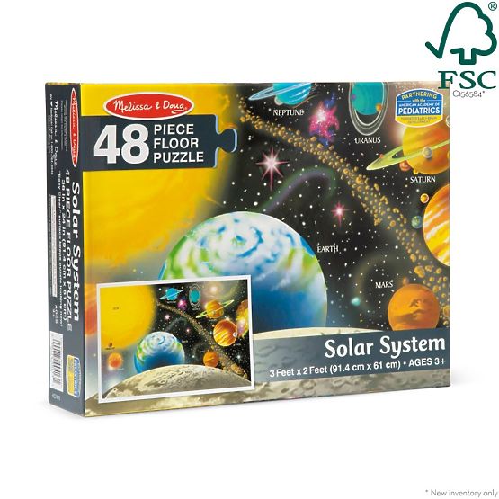 Podna slagalica Sunčev sustav 48 dijelova