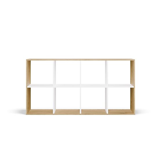 Polica Malax 2X4 HRAST ARTISAN BIJELA