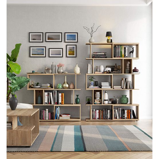 Polica s policama mini FIX - hrast sonoma