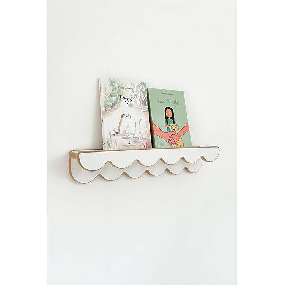 Polica WAVE - bijela