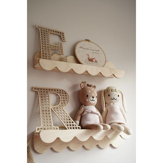 Polica WAVE - prirodna