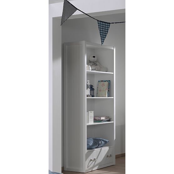 Polica za knjige Lewis - bijela