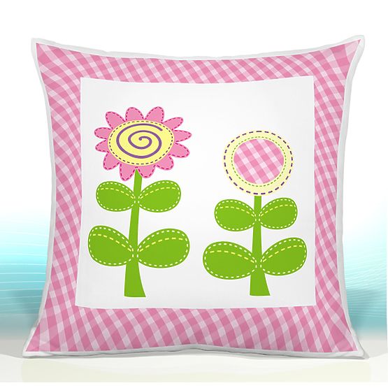 Polštář HAPPY DAISIES PINK 17