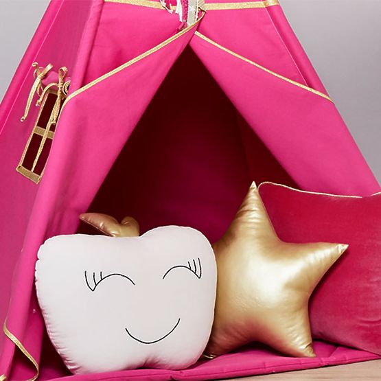 Polštář Hvězda - eko-kůže