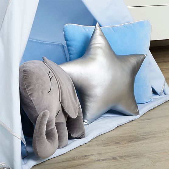 Polštář Hvězda - eko-kůže