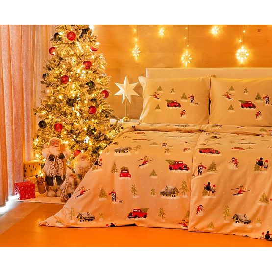 Posteljina Magic winter 140x200 cm + 70x90 cm