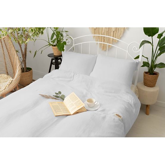 Posteljina od muslina 140x200 cm + 70x90 cm svijetlo siva